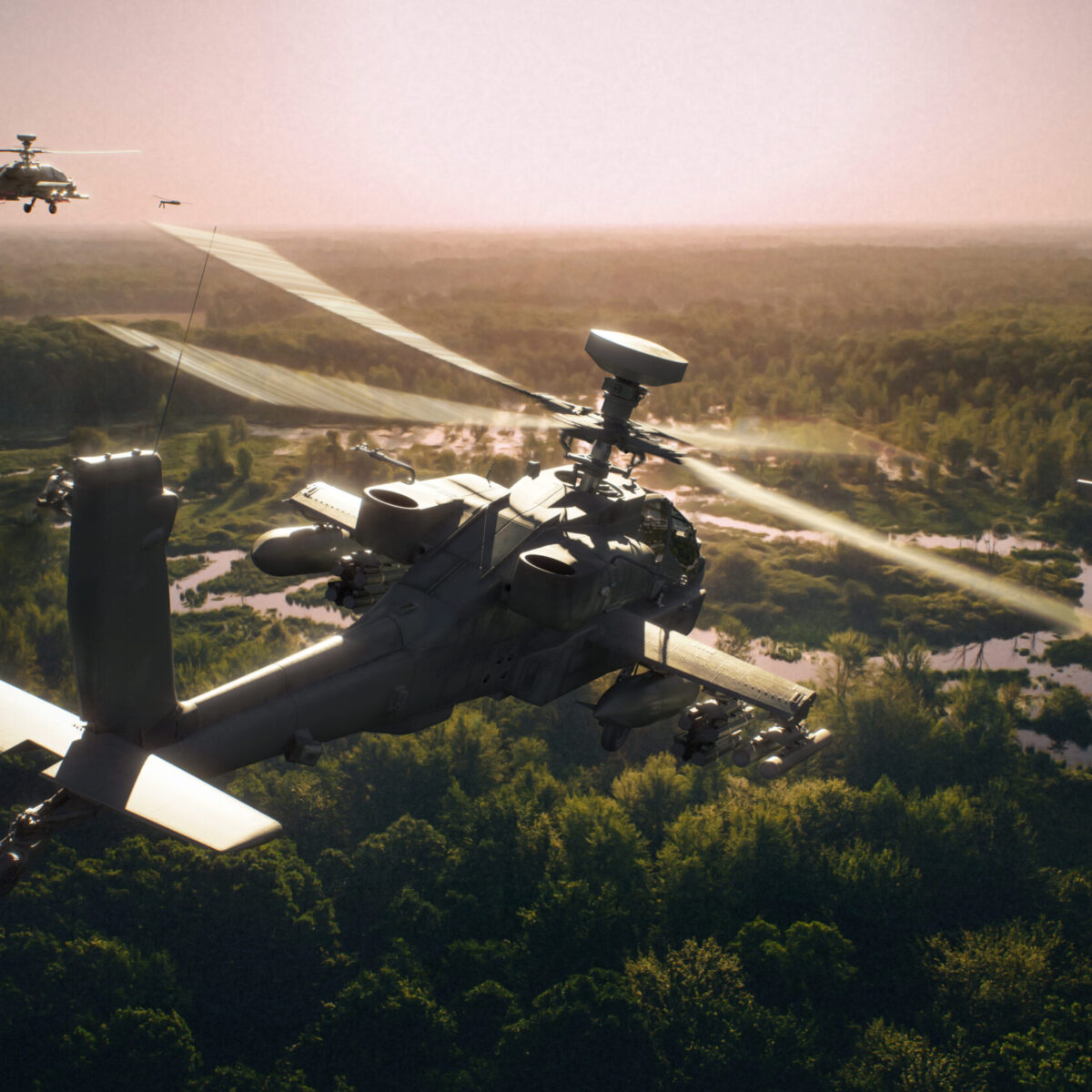 Helicopter and ALE operating under contested environment for Kronos airspace management